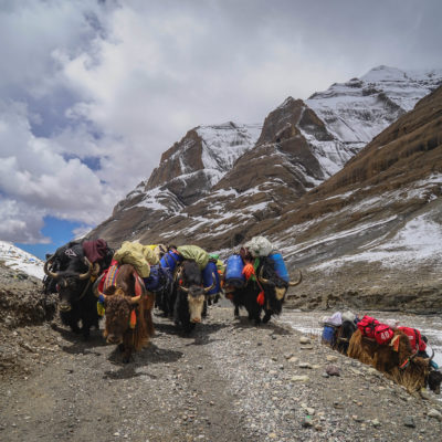 First day trek around Mount Kailash