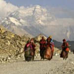 Pilgrims around Mount Kailash