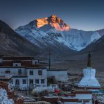 Everest view from Ronpuk monastery